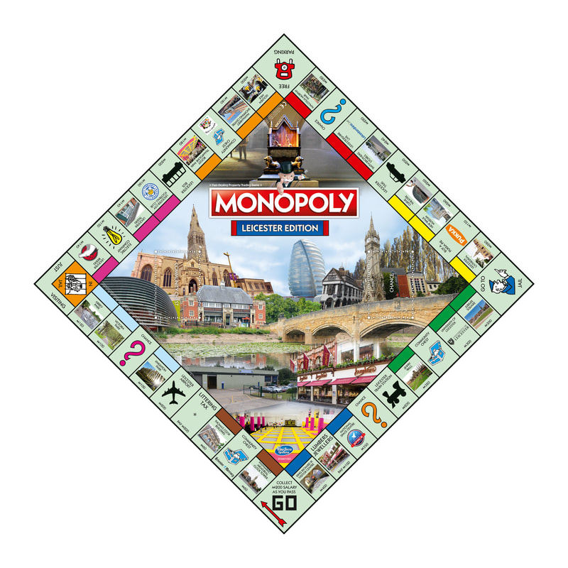 pictures of an original monopoly board